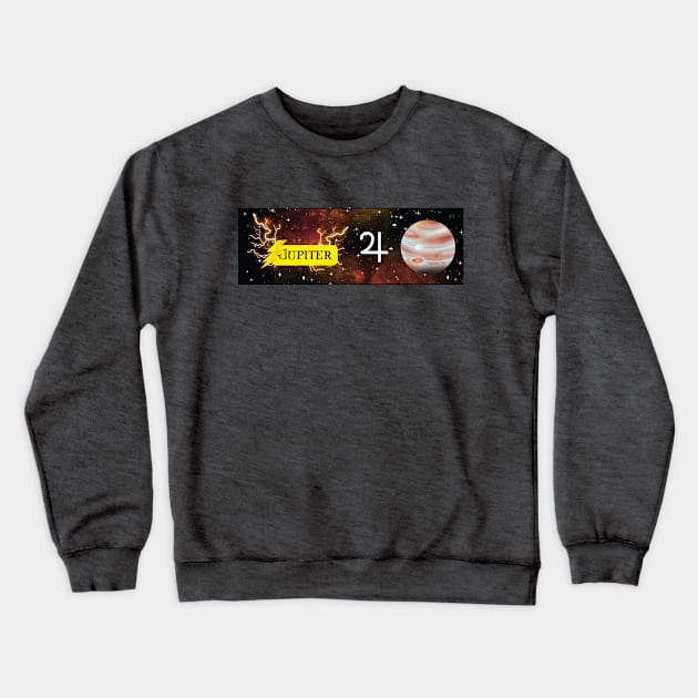 Jupiter Crewneck Sweatshirt by AlmostMaybeNever